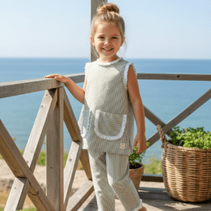 Conjunto lavanda con pantalón